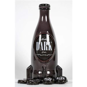 Fallout"Nuka Dark" Glass Bottle & Cap-1118213