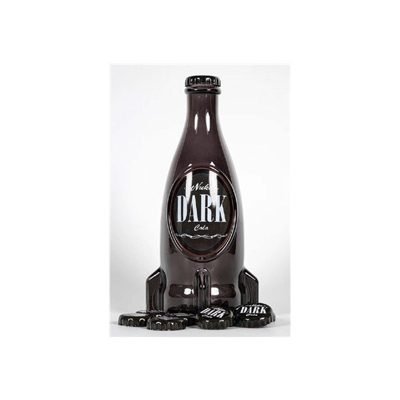 Fallout"Nuka Dark" Glass Bottle & Cap-1118213