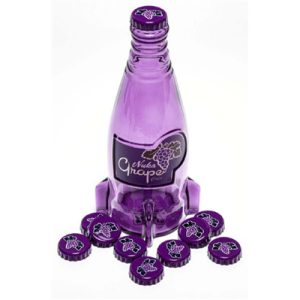 Fallout "Nuka Grape" Glass Bottle & Cap-1134569