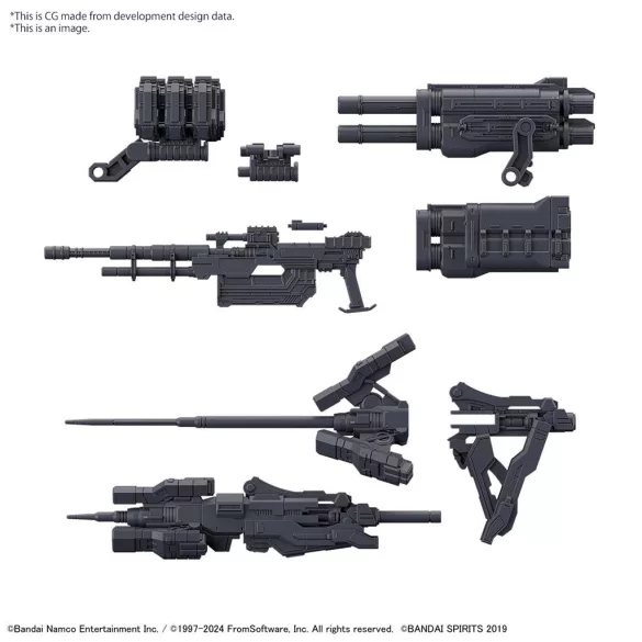 30MM OPTION PARTS SET ARMORED CORE Ⅵ FIRES OF RUBICON WEAPON SET 02-MK67437