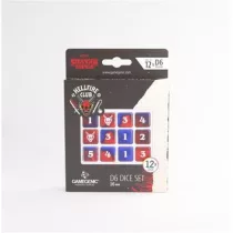 Gamegenic - Stranger Things - Hellfire Club D6 Dice Set (12x) - 16mm-GGS50030ML