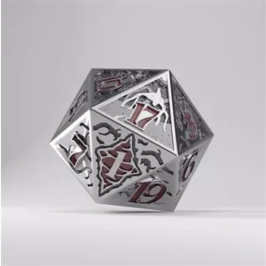 Gamegenic - Stranger Things - Hellfire Club Premium Metal D20 Die-GGS50031ML