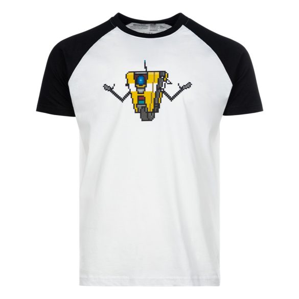 Borderlands - Raglan Shirt "Claptrap Pixel Art"-1146716