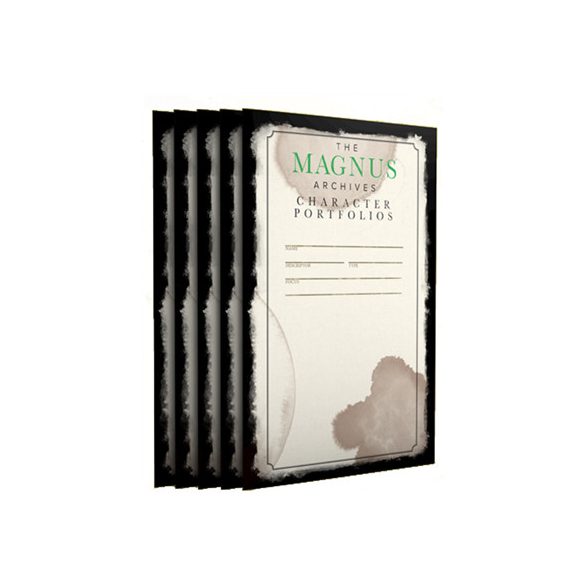 The Magnus Archives Character Portfolio (set of 5) - EN-MCG390