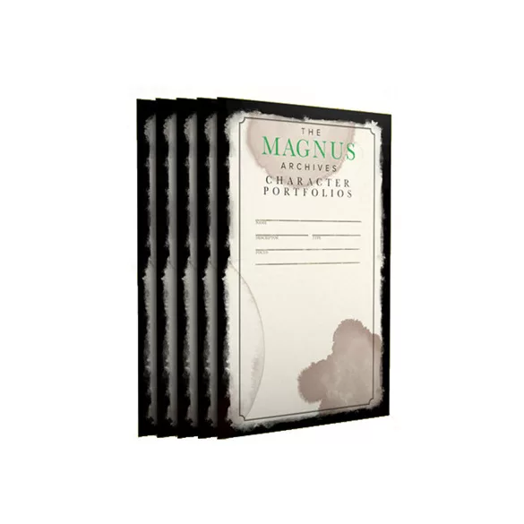 The Magnus Archives Character Portfolio (set of 5) - EN-MCG390
