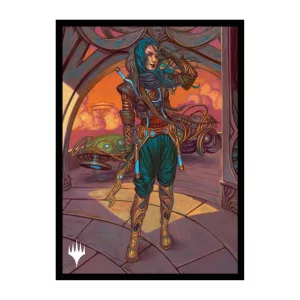UP - MTG 2025 Multiplanar Race Set 100ct Deck Protector Sleeves Borderless Racer 1 for MTG-38663