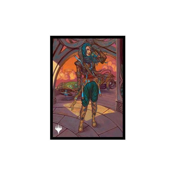 UP - MTG 2025 Multiplanar Race Set 100ct Deck Protector Sleeves Borderless Racer 1 for MTG-38663