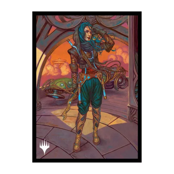 UP - MTG 2025 Multiplanar Race Set 100ct Deck Protector Sleeves Borderless Racer 1 for MTG-38663