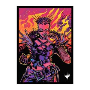 UP - MTG 2025 Multiplanar Race Set 100ct Deck Protector Sleeves Borderless Racer 4 for MTG-38666