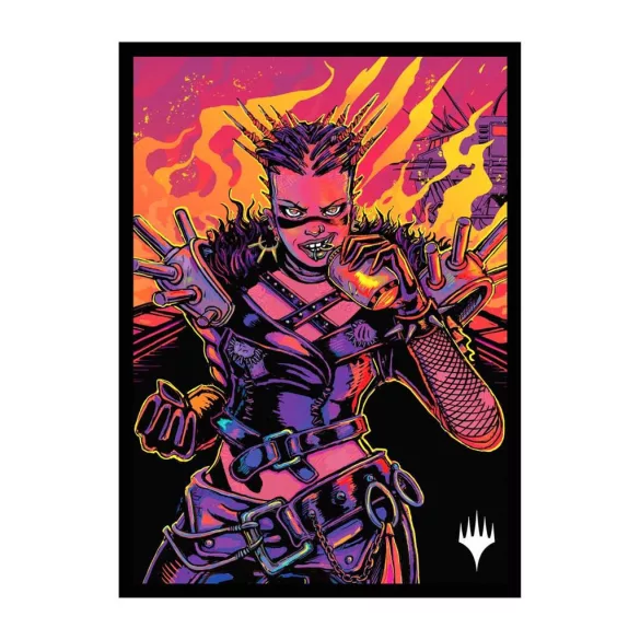 UP - MTG 2025 Multiplanar Race Set 100ct Deck Protector Sleeves - Borderless Racer 4