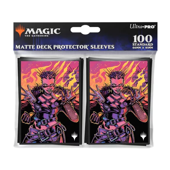 UP - MTG 2025 Multiplanar Race Set 100ct Deck Protector Sleeves - Borderless Racer 4