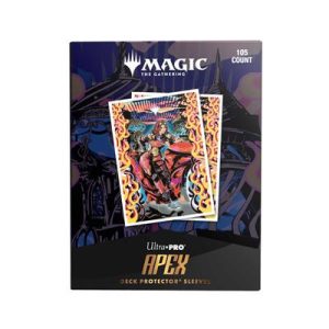 UP - MTG 2025 Multiplanar Race Set 105ct Apex Deck Protector sleeves Variant Art PW for MTG-38673