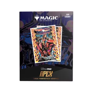 UP - MTG 2025 Multiplanar Race Set 105ct Apex Deck Protector sleeves Variant Art PW for MTG-38673