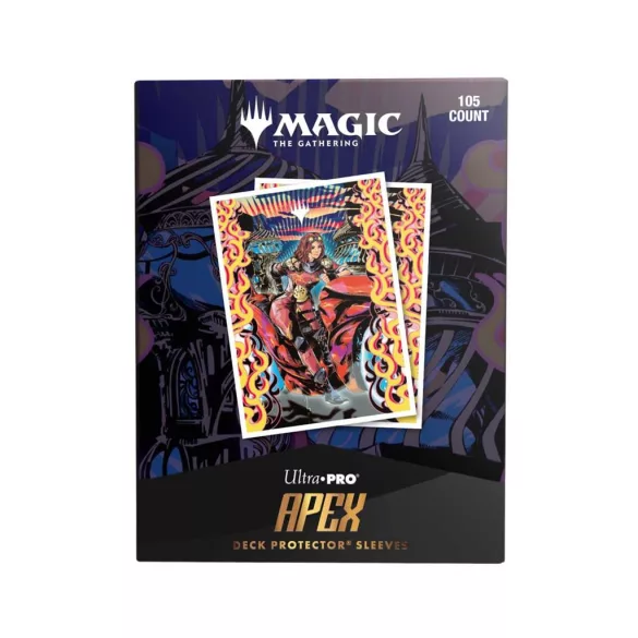 UP - MTG 2025 Multiplanar Race Set 105ct Apex Deck Protector sleeves Variant Art PW for MTG-38673