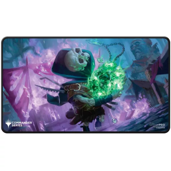 UP - MTG Commander Series 4 - 3 Color Shard Q4 2024 Black Stitched Playmat Tinybones Fan Vote-38469
