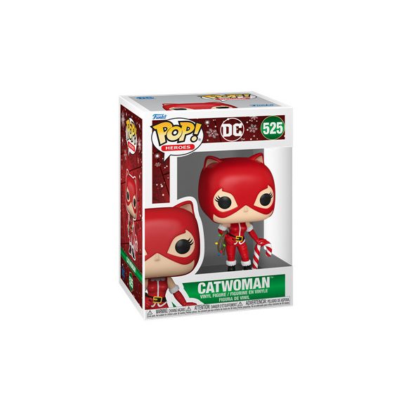 Funko POP! Heroes: Holiday '24 - Catwoman with candy cane-FK80028
