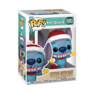 Funko POP! Disney: Stitch HLDY - Stitch w/Hat-FK80037