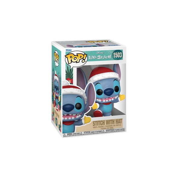 Funko POP! Disney: Stitch HLDY - Stitch w/Hat-FK80037