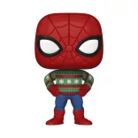 Funko POP! Marvel: Holiday - Spider-Man ronda pulóveres bobblehead figura