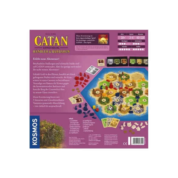 Catan Händler & Barbaren 2/4 Spieler - DE társasjáték-kiegészítő