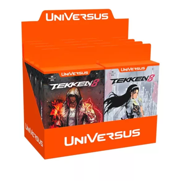 Universus CCG: Tekken 8 Clash Deck Display (8 pakli) - angol kiadás