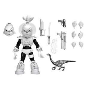 Usagi Yojimbo - 7” Scale Action Figure - Space Usagi Yojimbo Black & White Figure-NECA54374
