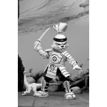 Usagi Yojimbo - 7” Scale Action Figure - Samurai Usagi Yojimbo Black & White Figure-NECA54505