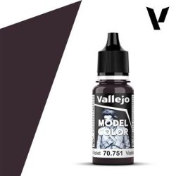 Vallejo - Model Color / Matt - 054 - Black Violet 18 ml-70751