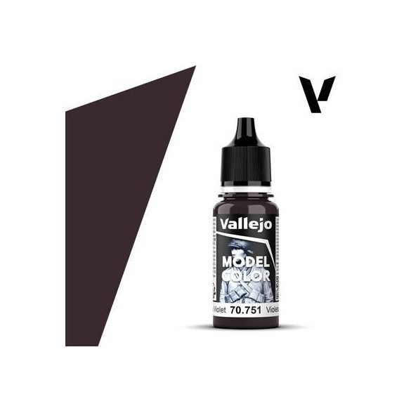 Vallejo - Model Color / Matt - 054 - Black Violet 18 ml-70751