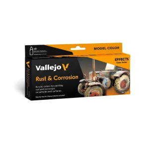 Vallejo - Model Color / Effects / 8 colors set - Rust & Corrossion by Chema Cabrero 18 ml-70262