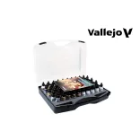 Vallejo - Model Color / 80 colors case - Basic Case. Includes: 75 basic colors + 5 auxiliaries 18 ml-70252