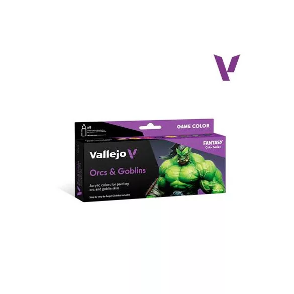 Vallejo - Game Color / 8 colors set - Orcs & Goblins 18 ml-72192