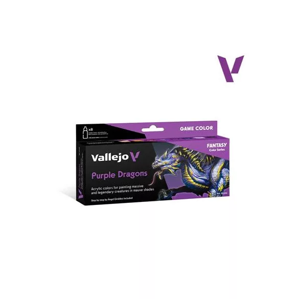 Vallejo - Game Color / 8 colors set - Purple Dragons 18 ml-72194