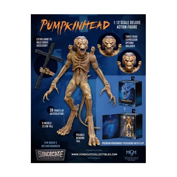 Pumpkinhead 1:12 méretarányú Deluxe akciófigura