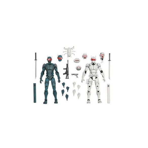 TMNT (The Last Ronin) - 7" Scale Action Figure - Synja Robots 2 Pack-NECA54447