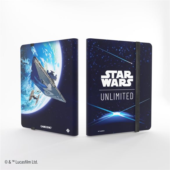 Gamegenic - Star Wars: Unlimited 18-Pocket Album - Card Back Blue-GGS32039ML
