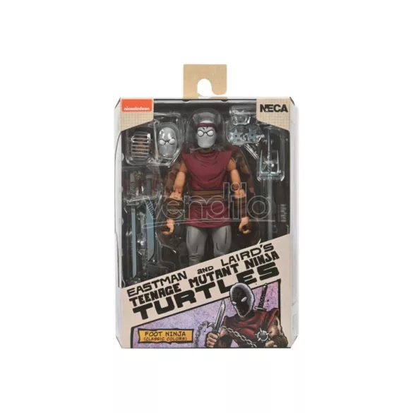 TMNT (Mirage Comics) - 7" Scale Action Figure - Foot Ninja (Classic Colors)-NECA54382
