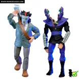 TMNT (Cartoon) - 7” Scale Action Figure - Business Suit Casey Jones & Split Foot Soldier 2 Pack-NECA54394