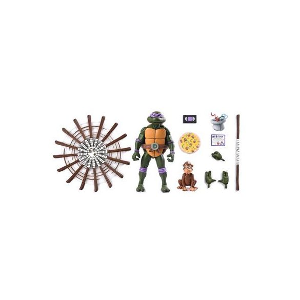TMNT (Cartoon) - 7” Scale Action Figure - Ultimate Donatello (VHS)-NECA54353