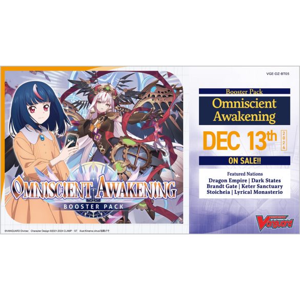 Cardfight!! Vanguard - Omniscient Awakening Booster Display (16 Packs) - EN-VGE-DZ-BT05