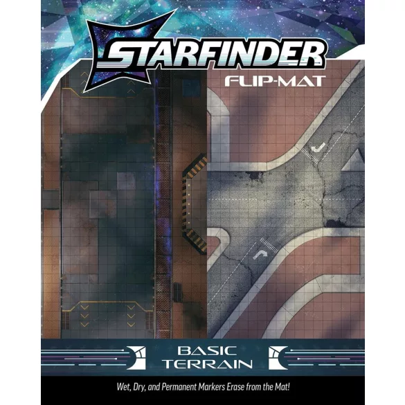 Starfinder Flip-Mat: Basic Terrain játékszőnyeg - angol kiadás