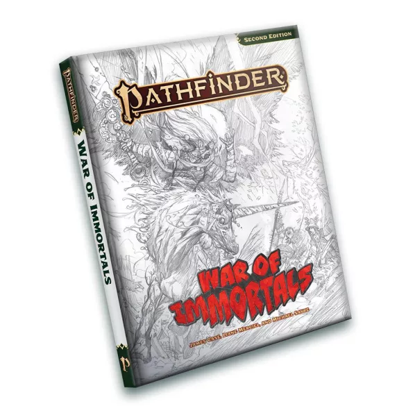 Pathfinder RPG: War of Immortals Sketch Cover Edition (P2) - angol nyelvű szerepjáték-kiegészítő