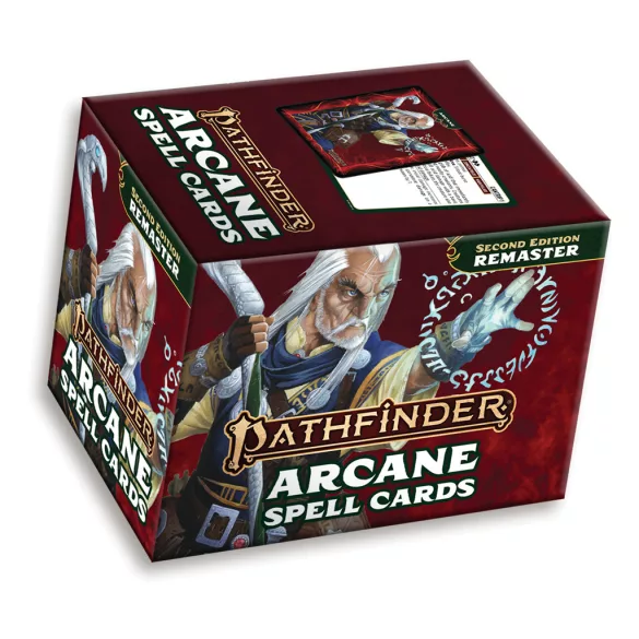 Pathfinder Arcane Spell Cards (Remastered) (P2) - angol nyelvű varázslatkártyák