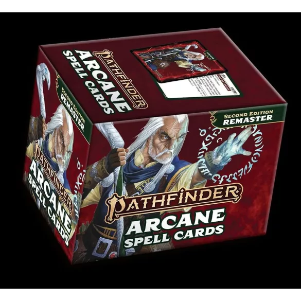 Pathfinder Arcane Spell Cards (Remastered) (P2) - angol nyelvű varázslatkártyák