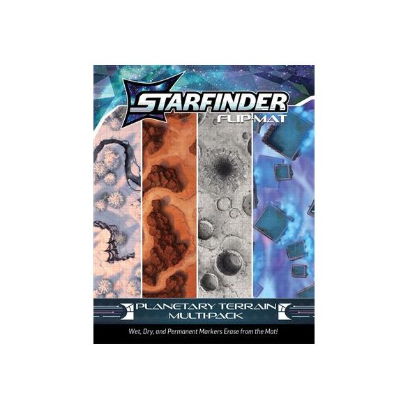 Starfinder Flip-Mat: Planetary Terrain Multi-Pack - EN-PZO21002-FM