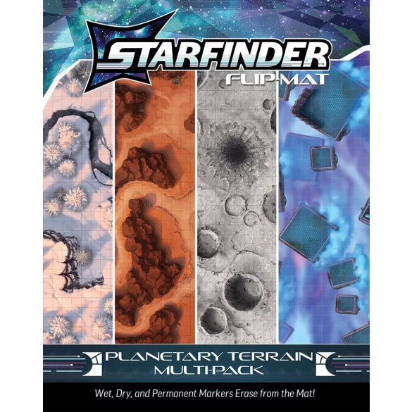 Starfinder Flip-Mat: Planetary Terrain Multi-Pack - EN