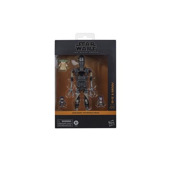 Star Wars The Black Series IG-12 & Grogu Collectible Action Figure 2-Pack-G00745L00
