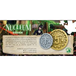 Board&Dice Accessories: Nucleum Metal Coins-BND0104