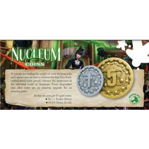 Board&Dice Accessories: Nucleum Metal Coins-BND0104