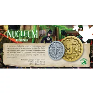 Board&Dice Accessories: Nucleum Metal Coins-BND0104